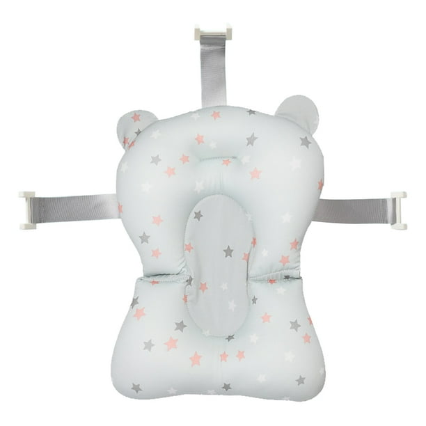 Recién nacido Bath Cushion Asiento Infantero Flotante Flotating Anti Slip proporciona comodidad y soporte para el bebé 0-12 meses