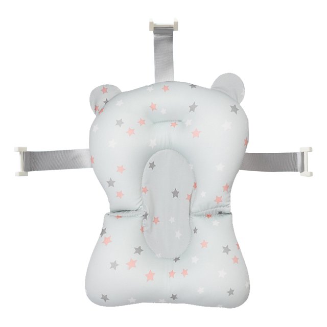Almohadilla para bañera, cojín flotante para baño infantil, antideslizante, portátil para bebés de 0 a 12 meses