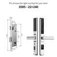thumbnail image 1 of Waterproof Smart Door Lock Fingerprint APP Password RFID Card Keyless Digital Electronic Lock Aluminum/s Sliding ,Easy Installation, 1 of 6