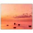 thumbnail image 1 of Picture-Tiles.com: Sunset Ceramic Tile Wall Mural WAL500970-54S. 21.25"W x 17"H using (20) 4.25" x 4.25" Ceramic Tiles-Satin Finish, 1 of 3