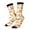 2 Black-1, variant on Flower Fox Crew Socks for Men & Women, Breathable Casual Athletic Ankle Socks