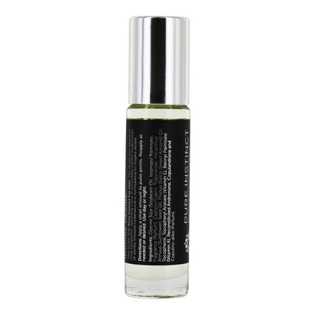 Pure Instinct Pheromone Infused Eau de Cologne for Men, 0.34 Oz, Rollerball