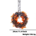 thumbnail image 2 of Halloween Wreath for Front Door, Halloween Gnome Outdoor Lighted Decorative Wreath, Front Door Wreath for Indoor Outdoor Halloween Home Party Decorations 19.2*11.41Inch, 2 of 6