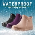 thumbnail image 2 of Mepaouo Women's Chelsea Rain Boots Waterproof Short Garden Shoes Anti Slip Outdoor Mud Boots, 2 of 8