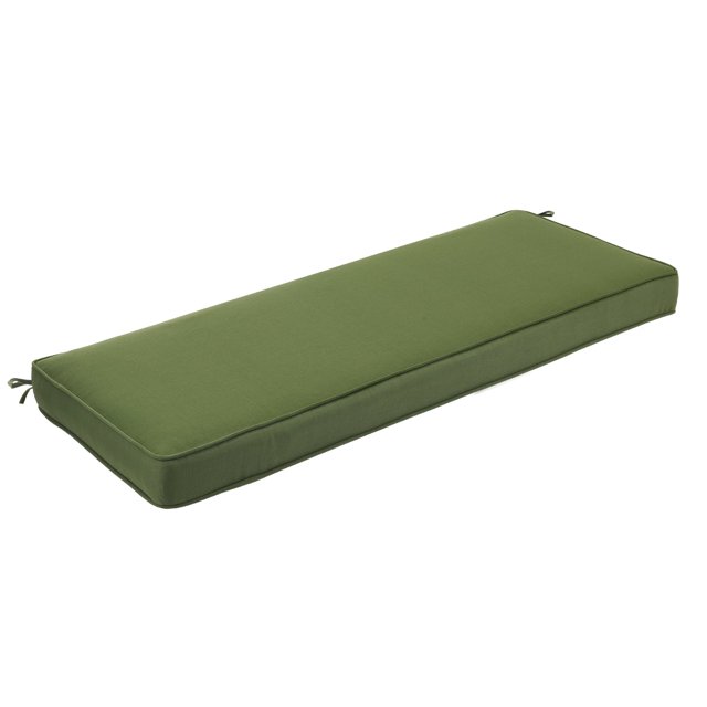 Aoodor Coussin de Banc d'Extérieur 46.5” x 17.7” x 3”, Vert