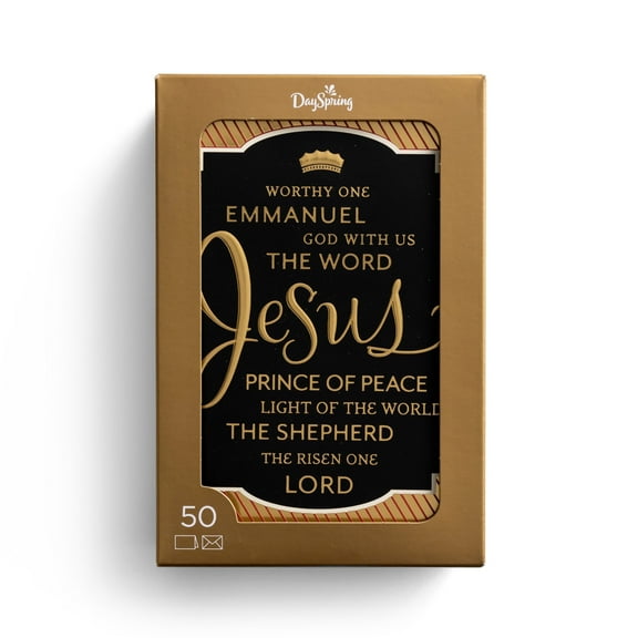 DaySpring Worthy One Christmas Boxed Cards KJV 50 Cards with Envelopes