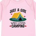 thumbnail image 4 of Inktastic Just a Girl Who Loves Camping Girls Long Sleeve Baby Bodysuit, 4 of 5