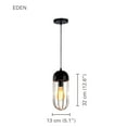 thumbnail image 2 of Xtricity - Pendant Light, 5.1 '' Width, From Eden Collection, Black, 2 of 3