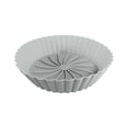 thumbnail image 2 of TIMIFIS Silicone Doublure en pour Friteuse à Air Chaud Panier en Silicone Réutilisable pour Friteuse à Air Résistant à la Chaleur Nettoyage Facile Friteuses à Air Pot en Silicone Rond pour Accessoires de Four à Friteuse à Air, 2 of 3