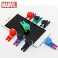 thumbnail image 4 of Mini Plastic Phone Holders, Superhero Cable Protector, Desk Accessories, Electronics Organizer, No Batteries Needed, Featherless, Multipack, 4 of 5