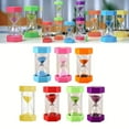 thumbnail image 4 of Sablier Sable Minuterie Horloge Sable Colorée Ensemble 5 Minutes Montre Sable Heure Sablier, 4 of 7