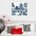 thumbnail image 5 of Nawypu Chinoiserie Blue And White Porcelain Chinese Style Pattern Canvas Wall Art Printed Canvas Pictures Artwork Posters Decoration for Living Room Bedroom Office Coffee Club Home Christmas, 5 of 6