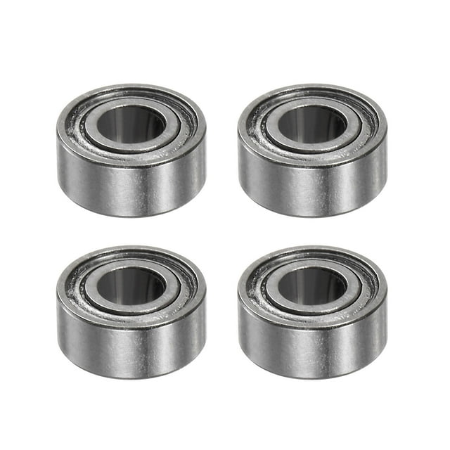 Unique Bargains 682XZZ Roulements à Billes 2.5mmx6mmx2.6mm Acier Chromé ABEC3 Double Blindage Lot de 4