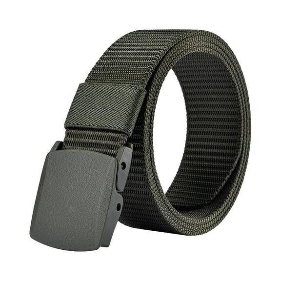 Cuteam Belt Adjustable Exquisite Buckle Men Lightweight All Match Waist Belt for Daily Wear
