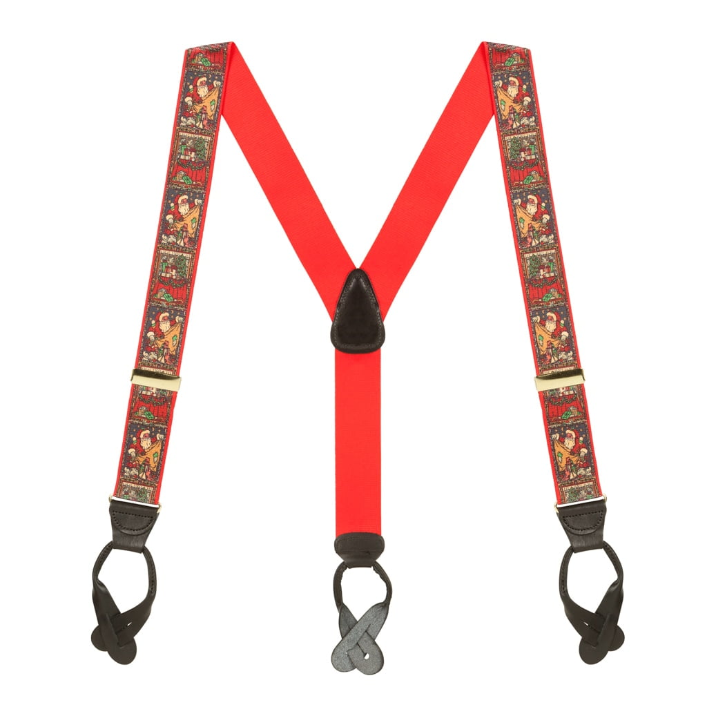 SuspenderStore Suspender Store Dressy ButtonEndChristmas Novelty