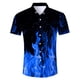 thumbnail image 5 of Camisas de playa con botones para hombre, camisetas hawaianas con estampado 3D novedoso de fuego, camisetas para hombre, camisetas divertidas de manga corta para vacaciones de verano, 5 of 5