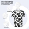 thumbnail image 3 of KLL Hand Drawn Tomatoes for Men's Baseball Shirts,Short Sleeve Casual Shirts Button Down Shirt for Men Beach Summer Wedding Shirt-3X-Large, 3 of 7