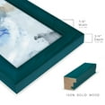 thumbnail image 2 of Welle I - Framed Print w/glass - Ocean Blue, 2 of 8