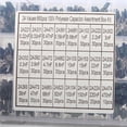 thumbnail image 5 of ziyahi 660Pcs 0.22NF- 470NF 2A221-2A474 24 Values Capacitor Kit Metalized Mylar Polyester Film Capacitor Assortment Kit with Plastic Box, 5 of 5