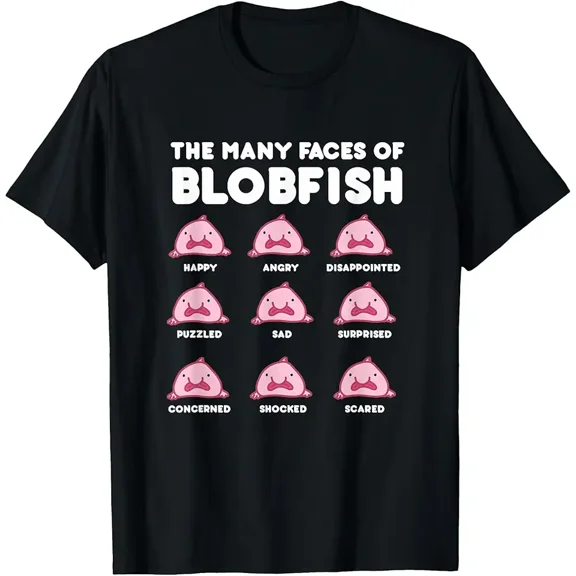 The Many Faces of Blobfish Shirt T-Shirt