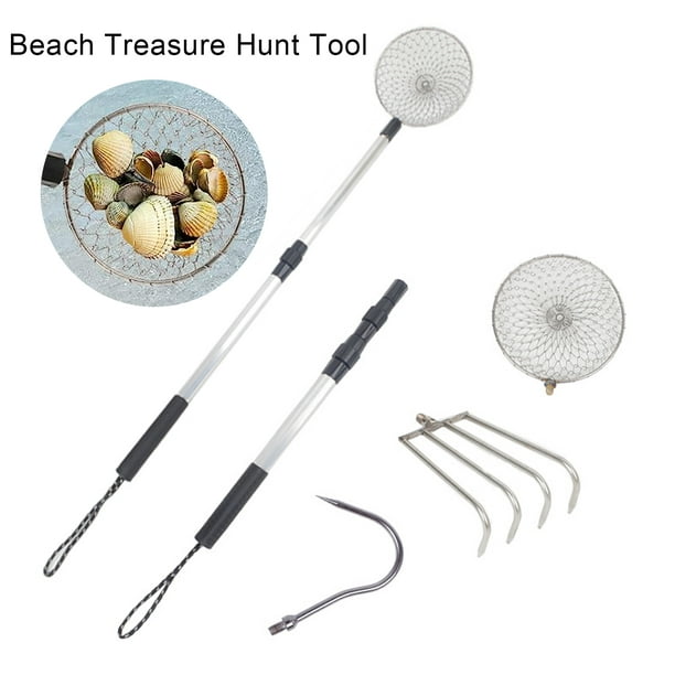 Sand Sifter Beach Scoop - Telescoping Shovel for Seashell Hunting ...