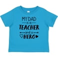 thumbnail image 3 of Inktastic My Dad is a Teacher and a Hero Boys or Girls Baby T-Shirt, 3 of 5