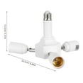 thumbnail image 2 of 1Pcs White Metal Lamp Bracket for Shade, 2 of 9