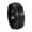 Black, variant on Men's Stainless Steel Creative Hip Hop 8mm Musical Piano Keys Matte Finish Sandblast Scrub Couple Ring Black Size 11
