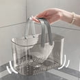 thumbnail image 1 of Cesta de picnic multifunción con tapa plegable | Mesa de bandeja de comida | Organizador de Almacenamiento de Plástico Portátil | Ducha, Cocina, Oficina, Playa, Camping, Senderismo, Pesca, 1 of 6
