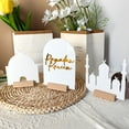 thumbnail image 6 of TETOU 3pcs Acrylic Eid Ramadan Moon Castle with Wooden Base Islamic Mubarak Home Table Art Craft Decoration, 6 of 10