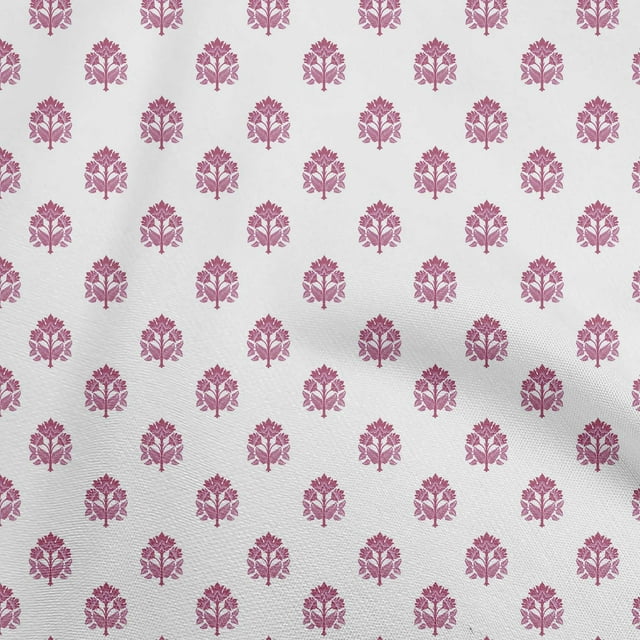 oneOone Cotton Poplin Twill Magenta Fabric Block Craft Projects Decor Fabric Printed By The Yard 56 Inch Wide-TP