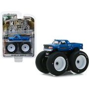 1996 Ford F-250 Monster Truck "Bigfoot #5" Blue "Kings of Crunch" Series 4 1/64 Diecast Model Car by Greenlight