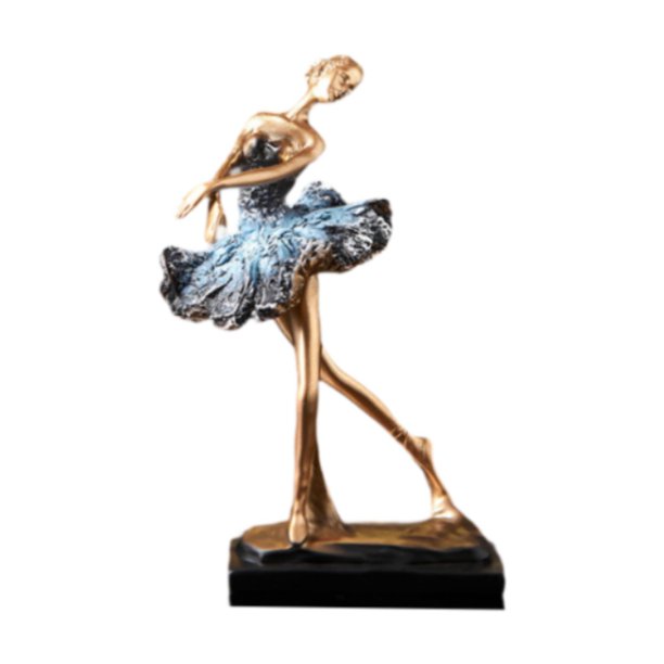 Figura de bailarina de ballet, estatua de resina, escultura de bailarina de ballet para Estilo A