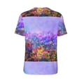 thumbnail image 2 of Daiia Colorful Purple Cosmos Flower Mens Baseball Jersey Button Down Shirts Short Sleeve Sports Uniforms-X-Large, 2 of 9