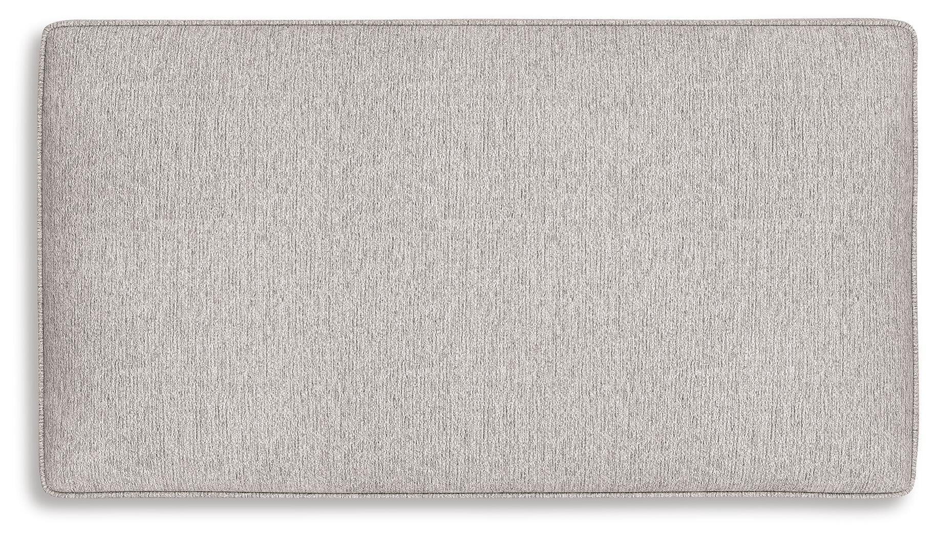 Signature Design by Ashley Meadowview Ottoman, Textured Polyester Upholstery, Sandstone