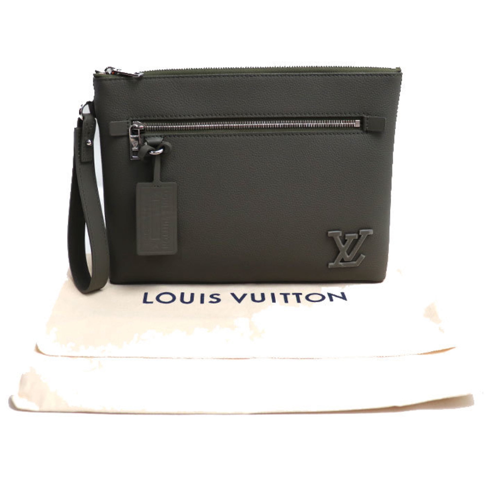 Pre-Owned LOUIS VUITTON Louis Vuitton Takeoff Pouch Clutch Bag 