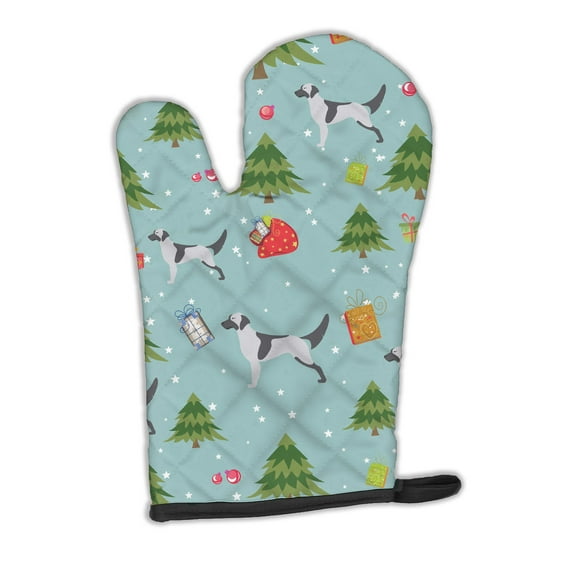 Christmas English Setter Oven Mitt