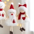 thumbnail image 3 of Conjunto de 4 Uds. adornos navideños JAMW Ángel muñeco de peluche colgante, 3 of 5