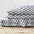 thumbnail image 6 of Brielle Home Printed Cotton Sateen Sheets Collection, 6 of 6