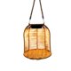 thumbnail image 2 of Lámpara colgante solar para jardín: lámpara decorativa de exterior de ratán tejido con encendido/apagado automático para villa, patio o sendero., 2 of 6