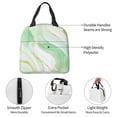 thumbnail image 4 of Balery Green And Gold Abstract Marble Bolsa de Almuerzo Aislada – Caja de Almuerzo con Papel de Aluminio Grueso, Mantiene la Comida Fresca por 4 Horas, 4 of 8