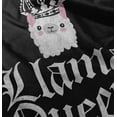 thumbnail image 4 of Llama Queen Save Drama Alpaca Animal Youth T Shirt Tee Girls Infant Toddler Brisco Brands 12M, 4 of 5