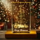 thumbnail image 1 of Luz de Noche de Escritorio Xihbxyly con Árbol de Navidad Brillante Base de Madera Enchufable, 1 of 6