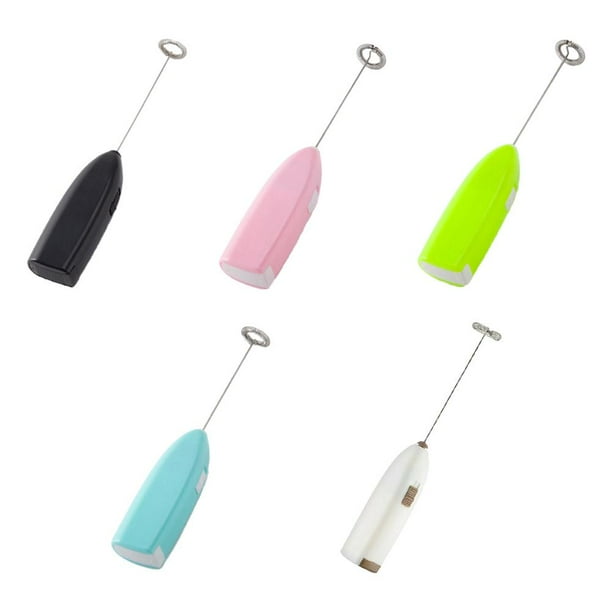 Batería de Cocina Mini espumador de café agitador de café eléctrico rápido para herramienta de cocina casera (rosa)