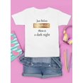 thumbnail image 3 of Just Before Sunrise Gold Foil T-Shirt Juniors -Image by Shutterstock,  Medium, 3 of 4