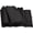 Black, variant on 6" x 39" Elastic Cuffs Ribbed Trims for Sewing Cotton Fabric Knitted Stretch Band, [for Cuffs, Waistband, Collar] - Burgundy Red