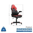 thumbnail image 6 of Sealy® Gamer 115 Ergonomic Gaming Chair with High-Back and Padded Armrests, 6 of 10