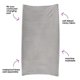 thumbnail image 4 of Funda para Cambiador Boppy Gris Acanalado, 4 of 6