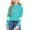Sky Blue, variant on FYEGRE Easy-On Toddler Girl's Sweatshirt Stylish Girls Long Sleeve Letter Print Solid Color Casual Hooded Top for Everyday Wear Dark Green 4-5 Years