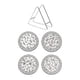 thumbnail image 5 of Posavasos decorativos para bebidas, posavasos para café, tapetes de cocina para cafetería, mesa de comedor, hogar, Bar, cocina, 4 Uds., 5 of 9